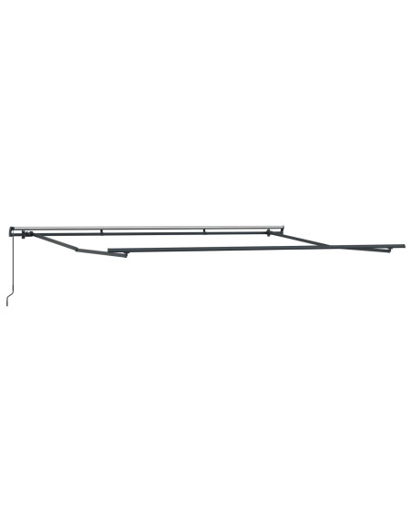 Tenda Retrattile Bianco 450 × 350 cm Poliestere e Acciaio