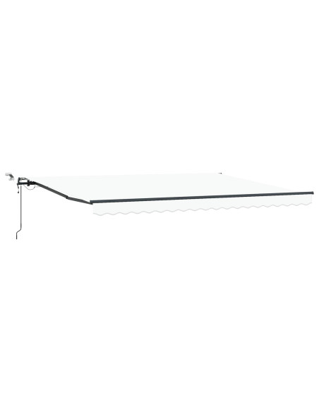 Tessuto per Tenda con Bianco 450 × 350 cm Poliestere