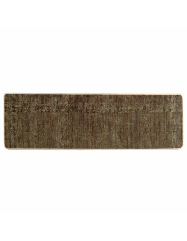 Runner Tappeto MARSA Verde Foresta 150 x 50 cm Poliestere e PVC
