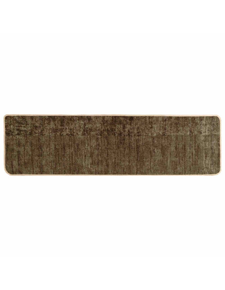 Runner Tappeto MARSA Verde Foresta 200 x 50 cm Poliestere e PVC