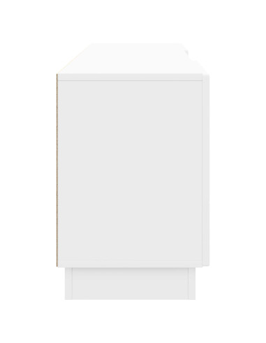 Mobile TV Bianco Lucido 150 x 31 x 47 cm Legno ingegnerizzato