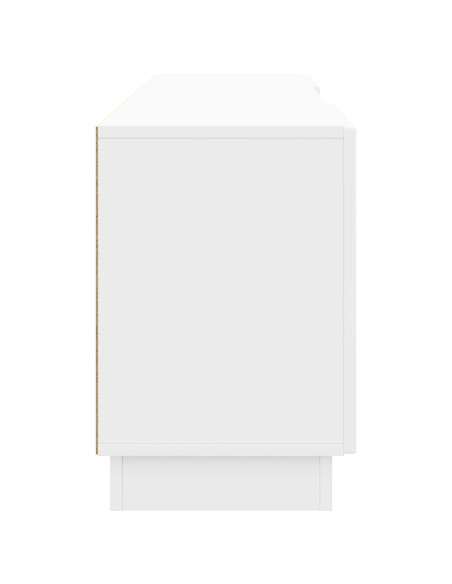 Mobile TV Bianco Lucido 150 x 31 x 47 cm Legno ingegnerizzato