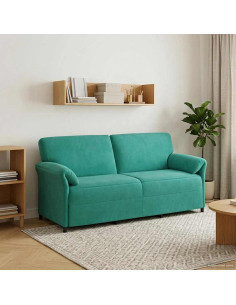 Divano 3-Persone Turchese 198 x 83 x 95 cm Velluto