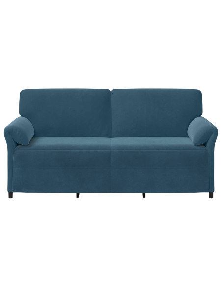 Divano 3-Persone Blu 198 x 83 x 95 cm Velluto