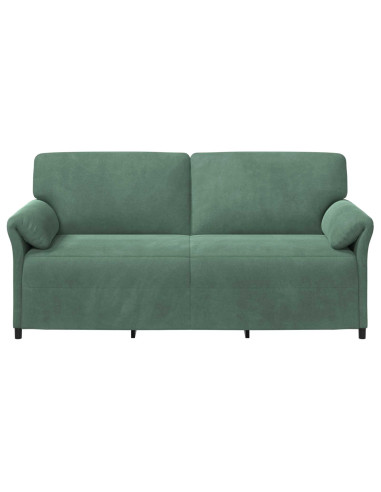 Divano 3-Persone Verde Mare 198 x 83 x 95 cm Velluto