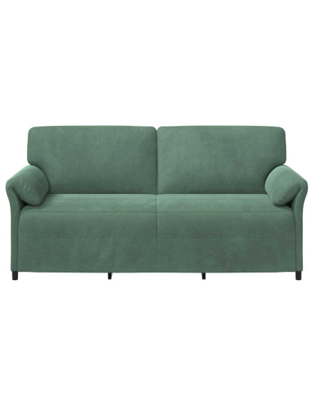 Divano 3-Persone Verde Mare 198 x 83 x 95 cm Velluto