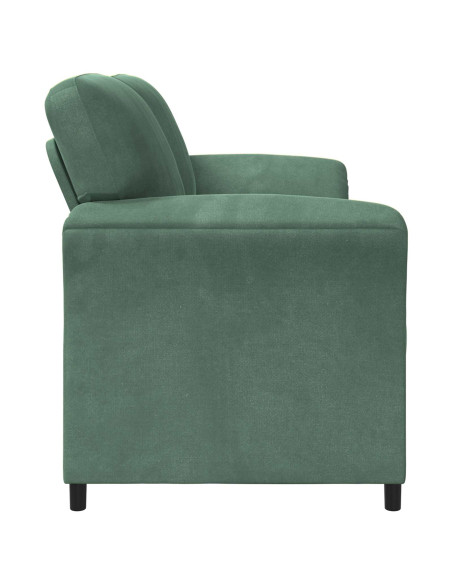 Divano 3-Persone Verde Mare 198 x 83 x 95 cm Velluto