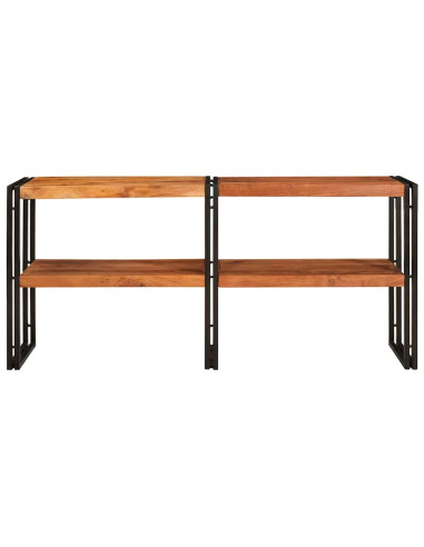 Tavolo consolle Marrone Legno di Acacia Massello