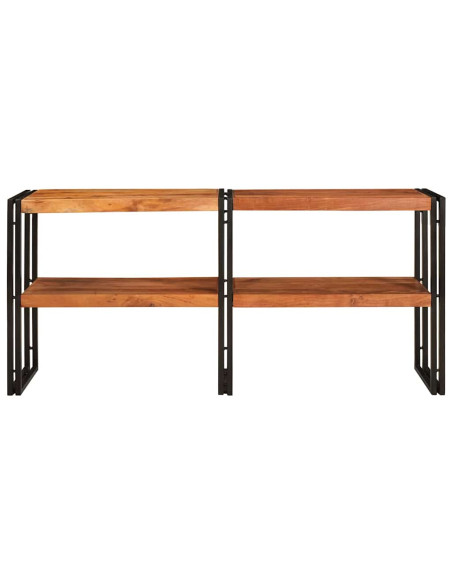 Tavolo consolle Marrone Legno di Acacia Massello