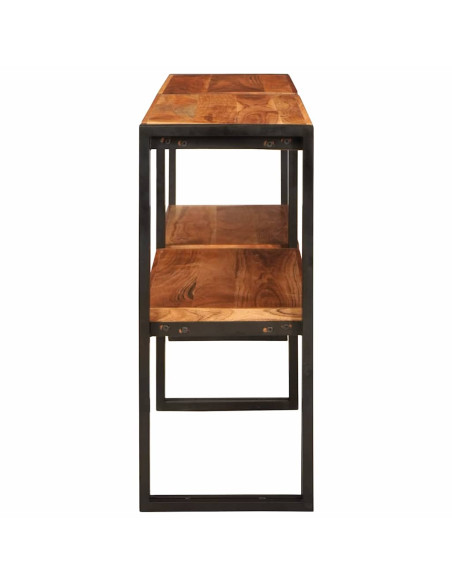 Tavolo consolle Marrone Legno di Acacia Massello