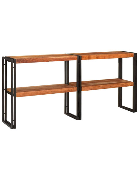 Tavolo consolle Marrone Legno di Acacia Massello