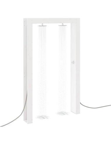 Doccia da esterno Bianco 137 x 23 x 226 cm