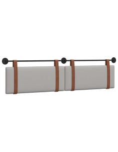 Testata appesa Grigio Nuvola 210 x 55 x 5 cm PU Antico 2