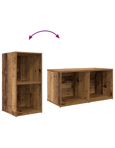 Set mobile TV 3 pcs Marrone Legno multistrato