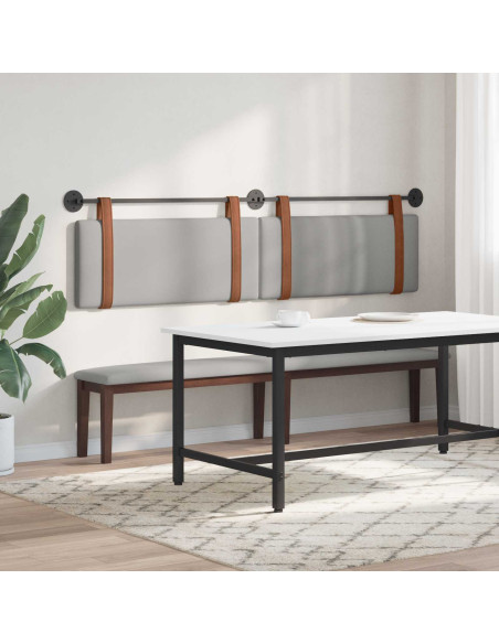Testata appesa Grigio Nuvola 210 x 55 x 5 cm PU Antico