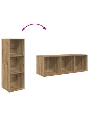 Set mobile TV 3 pcs Marrone Legno multistrato