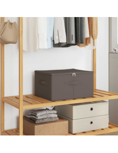 Scatola di Stoccaggio 6 pcs Grigio 43 x 34 x 23 cm