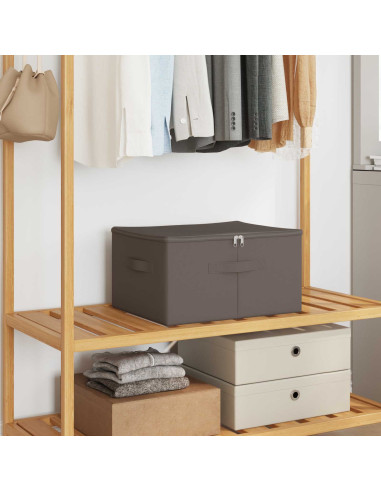 Scatola di Stoccaggio 6 pcs Grigio 50 x 30 x 25 cm