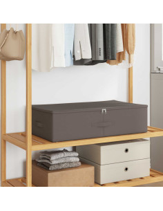 Scatola di Stoccaggio 24 pcs Grigio 70 x 40 x 18 cm