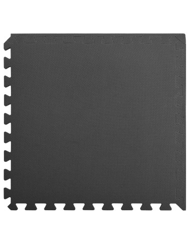 Tappetino per piscina 6 pcs Nero 2,16 ㎡ Schiuma EVA