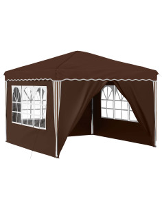 Tenda per feste a pop-up Marrone 288 x 288 x 245 cm 2