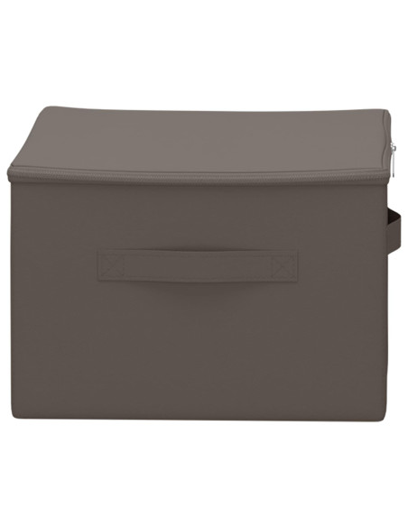 Scatola di Stoccaggio 24 pcs Grigio 43 x 34 x 23 cm