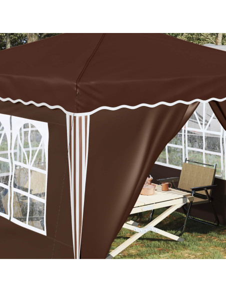 Tenda per feste a pop-up Marrone 288 x 288 x 245 cm