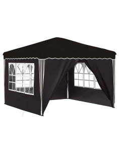 Tenda per feste a pop-up Nero 288 x 288 x 245 cm Tessuto Oxford 2