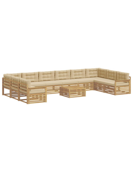 Set divani Legno di Acacia Massello