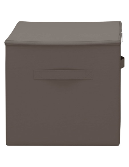 Scatola di Stoccaggio 6 pcs Antracite 55 x 35 x 32 cm