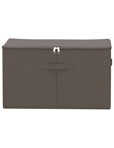 Scatola di Stoccaggio 2 pcs Grigio 60 x 43 x 35 cm
