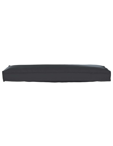Set di Cuscini per Pallet 2 pcs Nero 120 x 40 x 8 cm