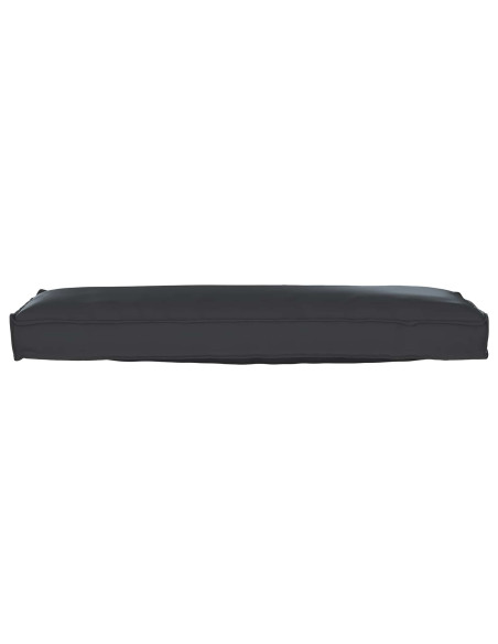 Set di Cuscini per Pallet 2 pcs Nero 120 x 40 x 8 cm