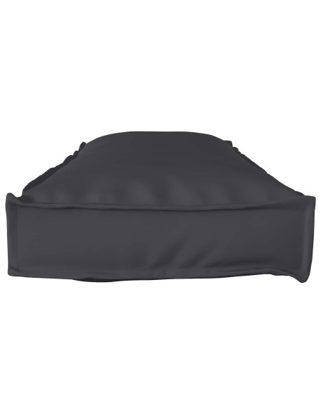 Set di Cuscini per Pallet 2 pcs Nero 120 x 40 x 8 cm