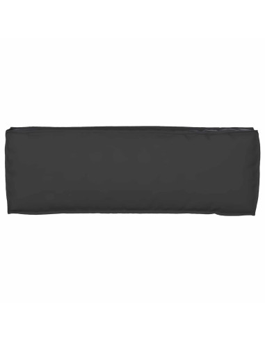 Set di Cuscini per Pallet 2 pcs Nero 120 x 40 x 8 cm