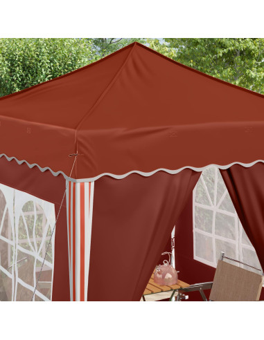 Tenda per feste a pop-up Terracotta 195 x 195 x 245 cm