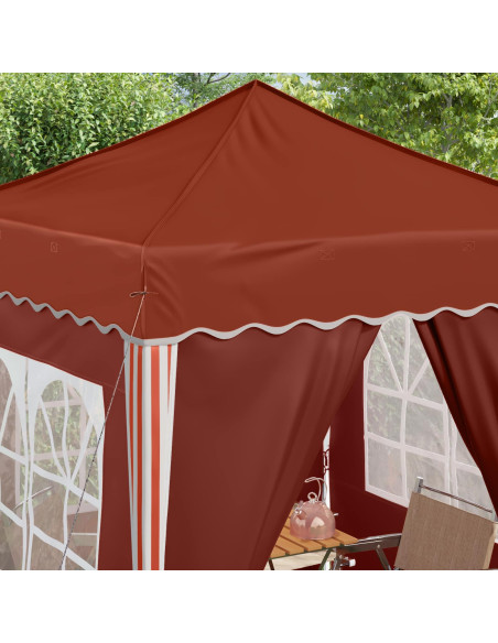 Tenda per feste a pop-up Terracotta 195 x 195 x 245 cm