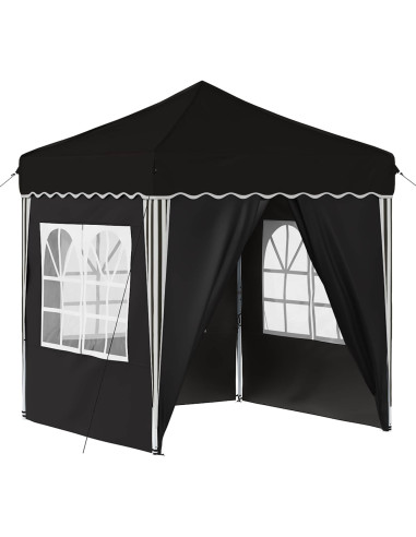 Tenda per feste a pop-up Nero 195 x 195 x 245 cm Tessuto Oxford
