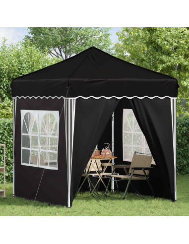 Tenda per feste a pop-up Nero 195 x 195 x 245 cm Tessuto Oxford
