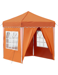 Tenda per feste a pop-up Arancione 195 x 195 x 245 cm 2