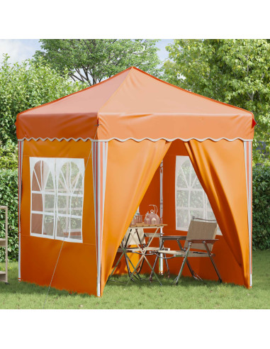 Tenda per feste a pop-up Arancione 195 x 195 x 245 cm