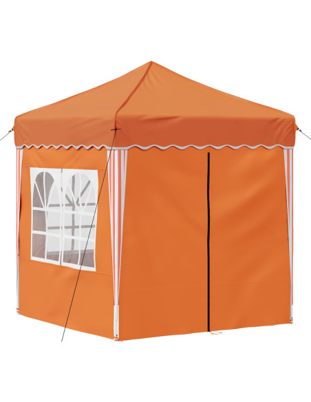 Tenda per feste a pop-up Arancione 195 x 195 x 245 cm