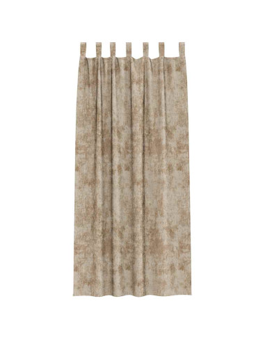 Tende in Velluto con tende 2 pcs Champagne 260 x 140 cm Velluto