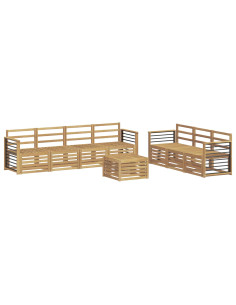 Set divani Legno di Acacia Massello 2