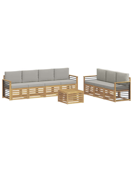 Set divani Legno di Acacia Massello