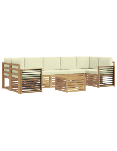 Set divani Legno di Acacia Massello 2