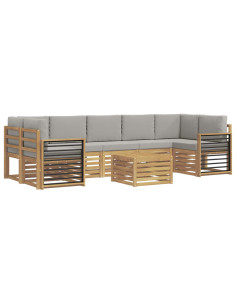 Set divani Legno di Acacia Massello 2