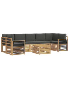 Set divani Legno di Acacia Massello 2