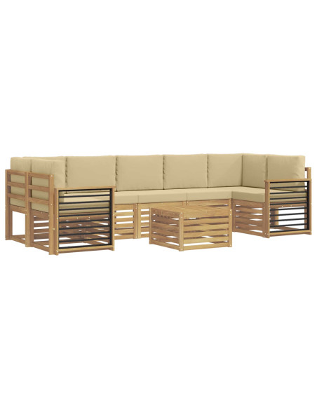 Set divani Legno di Acacia Massello