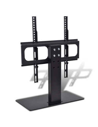 Supporto TV con Base in Ferro Nera 400 x 400 mm 23" - 55"